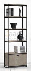Мебель для персонала Стеллаж низкий с ящиком METALFRAME OAK 4