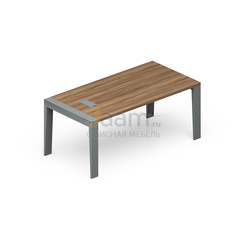 Кабинет руководителя Отдельный стол с металлическим аутлетом для вывода электропроводки MYSE1810